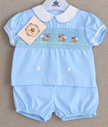 Beau kid boys blue - beau, blue/white