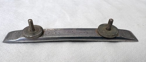 Vintage aluminum bridge base - aluminum,