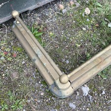 Vintage/Antique Extendable Brass Fire Fender