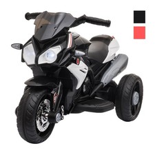 Kids Electric Motorcycle Ride-On Toy Vehicle 6V Battery Music Horn Lights Black