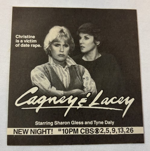 1988 cbs cagney lacey - ad~,