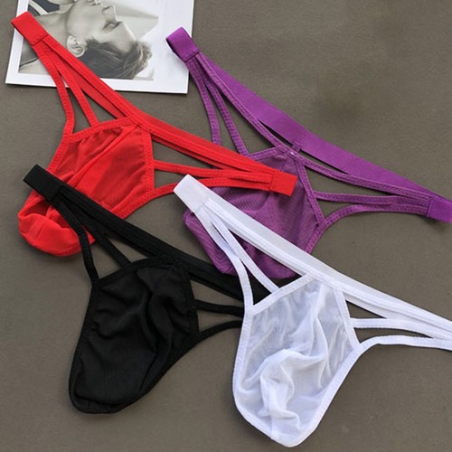 Mens mesh thong underwear - mesh,