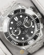 Omega 210.30.42.20.01.001 Seamaster Diver 300m Chronograph Black Dial 2022 Watch