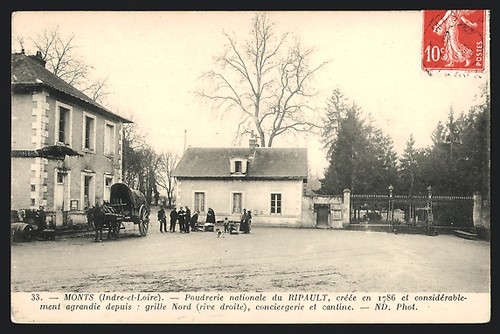 Old postcard monts poudrerie - postcard, monts,