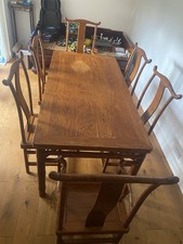 Chinese Dinning Table And 8 Chairs 