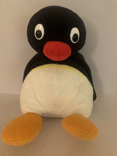Pingu penguin soft plush toy - soft,