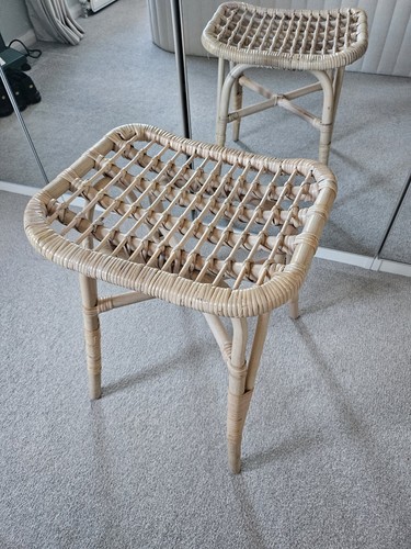 Woven rattan and bamboo - and,