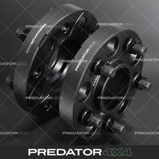 BLACK 25MM WHEEL SPACERS PAIR