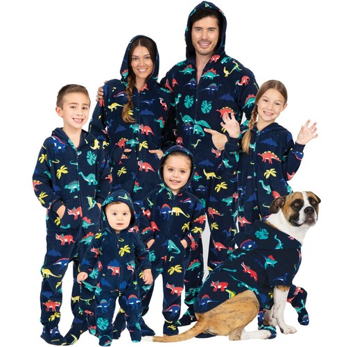 Footed pajamas dinosaur - pajamas,