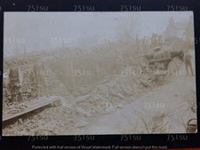 Road widening, Dry stone walling, Main Street Rathmell Settle. Photo Hunt Bros.