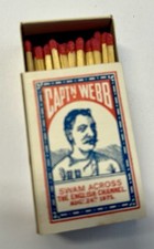 New Old Stock and unused vintage Captain Webb matchboxes
