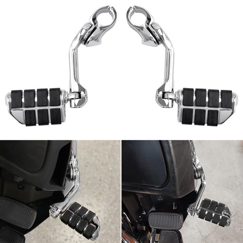 Chrome long highway foot pegs - long,