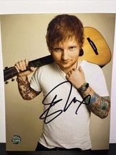 HTF Ed Sheeran Hand Signed