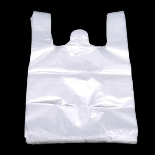 100 white plastic - 100, shopping