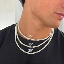 Pearl imitation white cream - white,