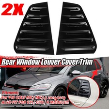 Car Rear Window Louver Shutter Cover Trim For VW GOLF MK7 MK7.5 2014-2019