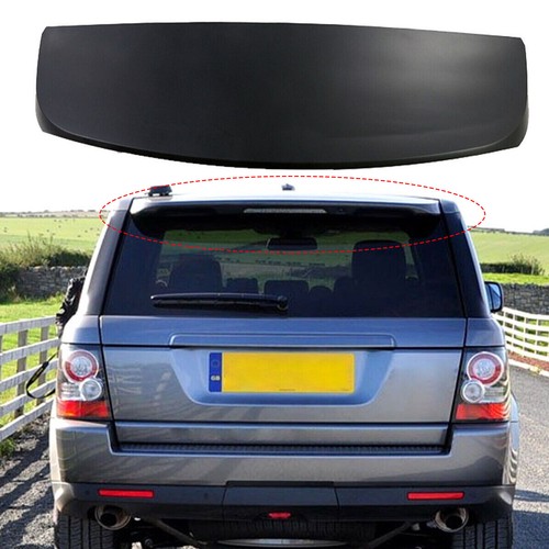 Matte black rear spoiler fits - matte,