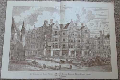 Antique print thrupp maberly - antique,