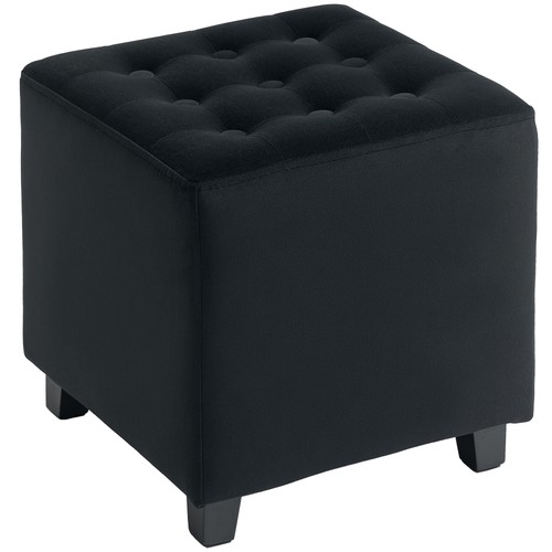 Homcom square footstool - square, small