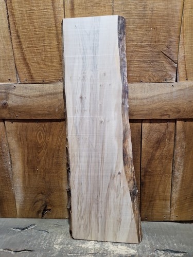 Live edge sycamore slab - slab, (049)