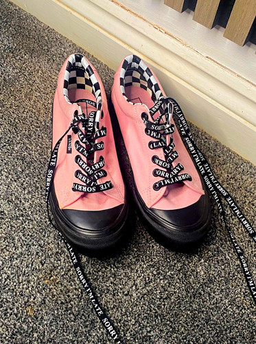 Vans lazy oaf pink black - vans,