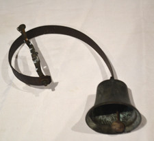 Antique Vintage Shop Door bell Servants  Butlers Call bell  Metal Spring Loud