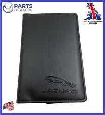 GENUINE JAGUAR LEATHER WALLET DOCUMENT FOLDER FOR CAR HANDBOOK MANUAL