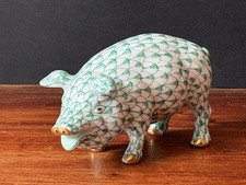 Herend Hungary Green Fishnet