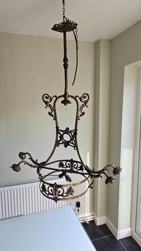 Edwardian chandelier light - an,