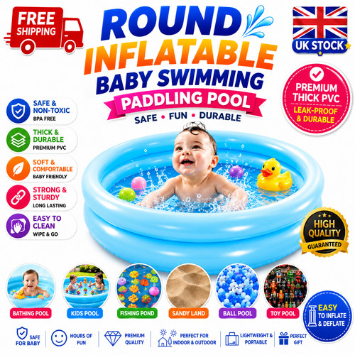 Inflatable baby paddling pool - baby,