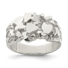 Sterling Silver Men's Nugget