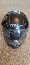 DUCHINNI LARGE BLACK MOTORBIKE HELMET MODEL YH-FF958