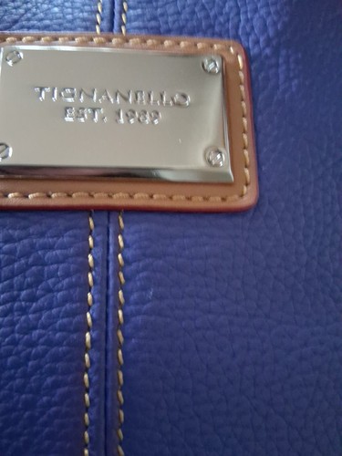 Tignanello blue leather - tignanello,