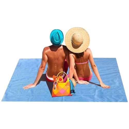 Sand free beach mat blanket - sand,