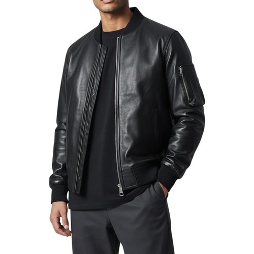 Neil barrett leather bomber - neil,