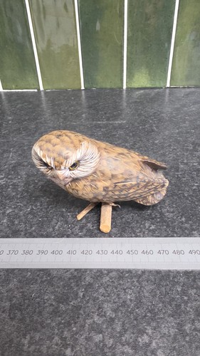 Owl figurine ornament painted - ornament,