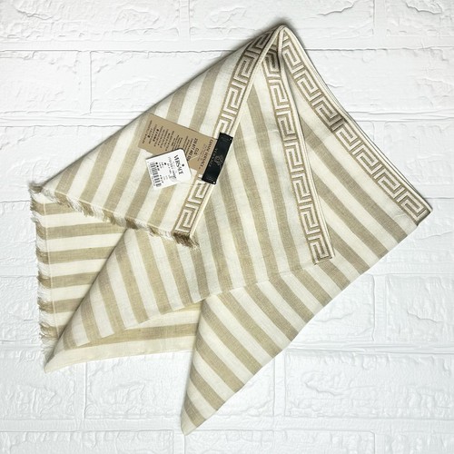 Versace scarf stole greek key - stole,