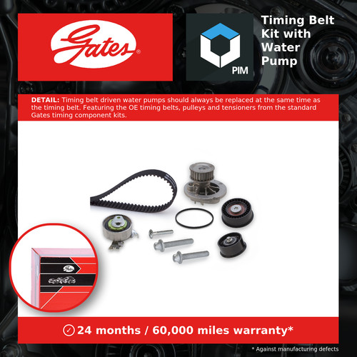 Timing belt water pump - timing, &