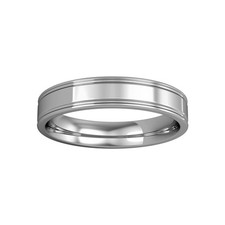 Platinum Jewelco London 4mm