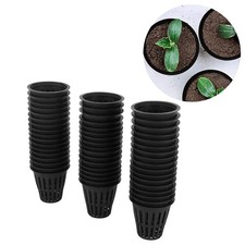 50Pcs Lightweight Economy Net Pots 2 Inch Plastic Net Cups For Hydroponics