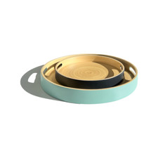 Biodegradable Bamboo Tray Set