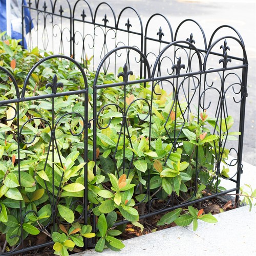 Panels garden fence black - 5,