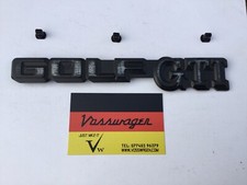 GENUINE VW GOLF Mk2 GTI 8v 16v REAR PANEL BADGE 191853687c