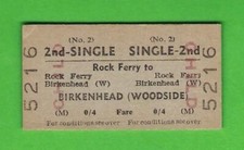 Rail Ticket - BR(M) 2nd Child