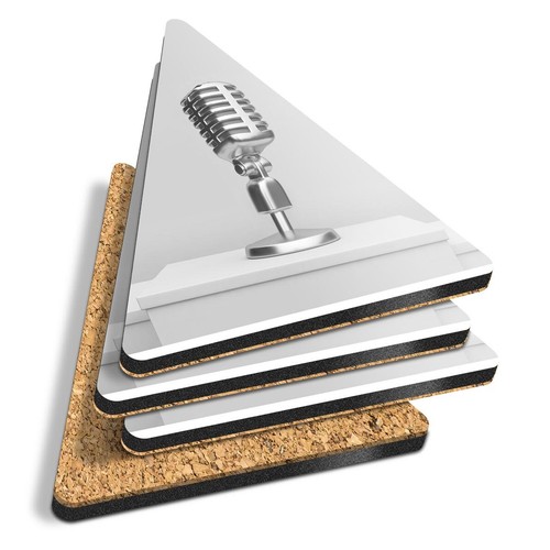 Triangle coasters bw - triangle,