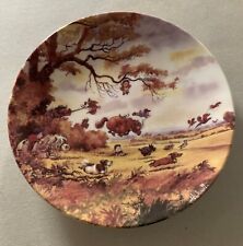 THELWELL PONIES PLATE FULL FLIGHT  ROYAL WORCESTER FOR DANBURY MINT PERFECT