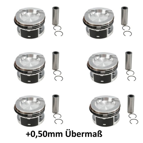Piston set oversize - +0.50, for