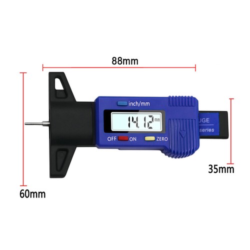 Digital tyre depth gauge tread - depth,