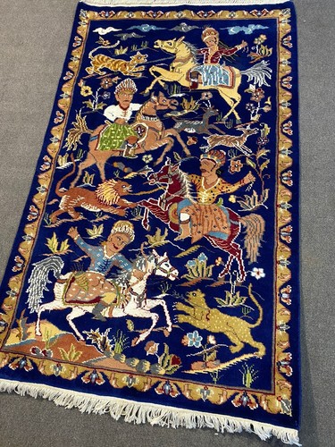Handcrafted rugs wool and - and, silk