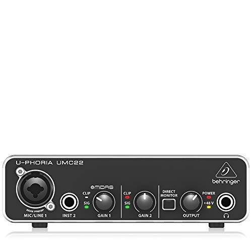 Behringer umc22 audiophile - umc22,